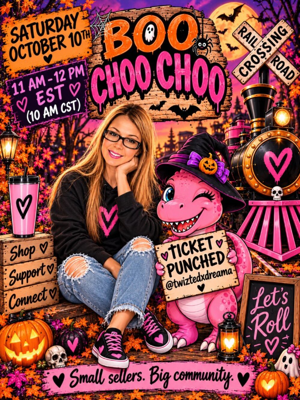 Halloween Boo Choo Choo - unlisted flyer - Picture 1 of 2